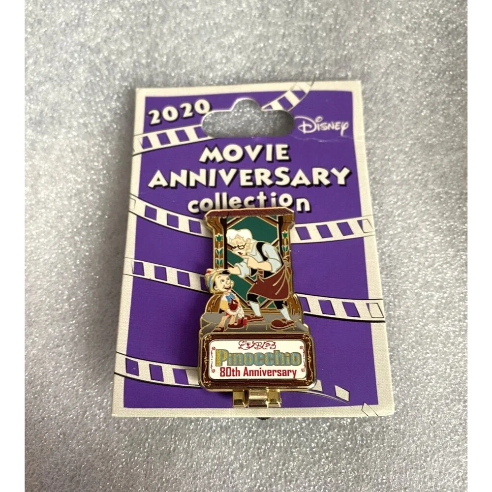 Pinocchio 2020 Movie Anniversary Pin Disney Cast Exclusive Limited Edition